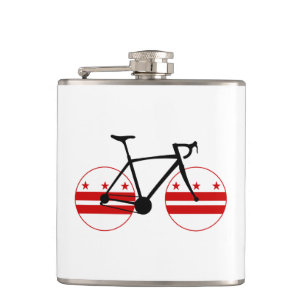 Washington D.C. Flag Cycling Flask