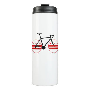 Washington D.C. Flag Cycling Thermal Tumbler