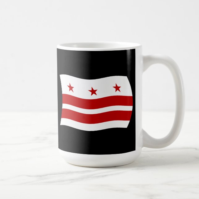 Washington D.C. Flag Mug (Right)