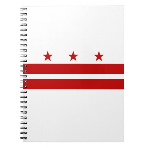 Washington DC Flag Notebook