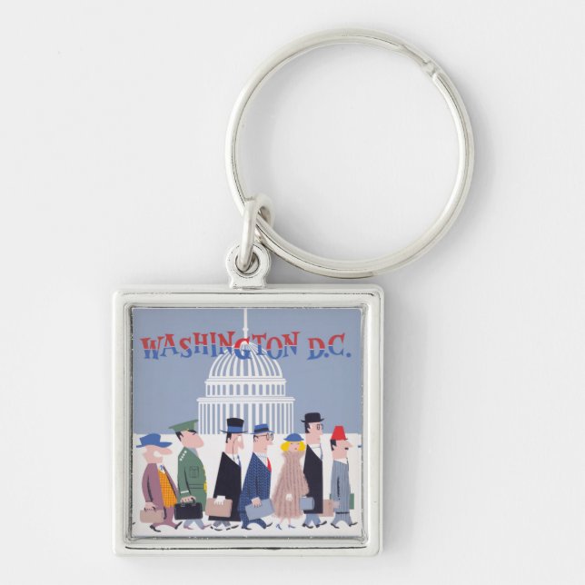 Washington D.C. Keychain (Front)