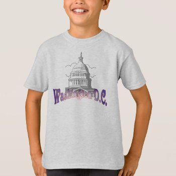 Washington D.c. Kids T-shirt by slowtownemarketplace at Zazzle