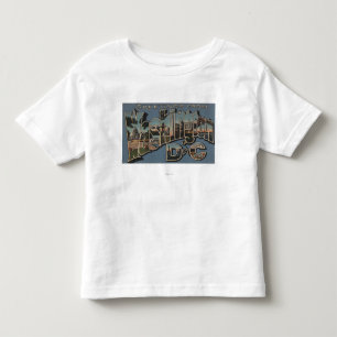 Washington D. C. - Large Letter Scenes Toddler T-shirt