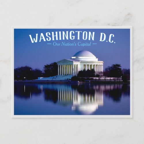 Washington DC _ Our Nations Capital Invitation Postcard