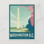 Washington, D.C. - Our Nation's Capital Postcard<br><div class="desc">Anderson Design Group is an award-winning illustration and design firm in Nashville,  Tennessee. Founder Joel Anderson directs a team of talented artists to create original poster art that looks like classic vintage advertising prints from the 1920s to the 1960s.</div>