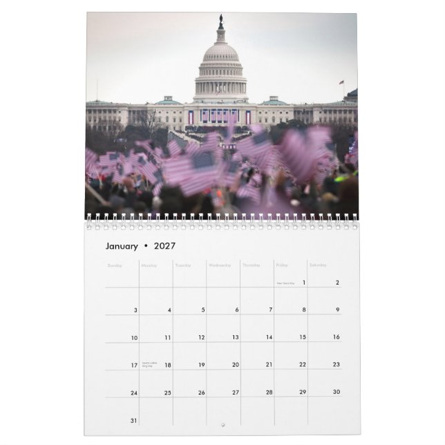 Washington D.C. Photography Calendar (Jan 2027)