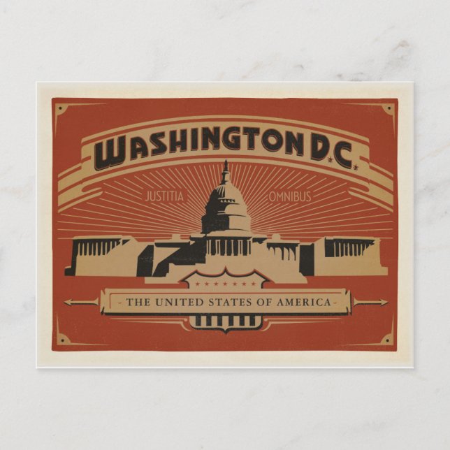 Washington, D.C. Postcard (Front)