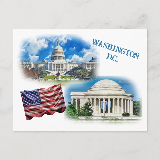 Washington D.C. Postcard (Front)