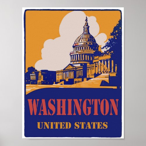 Washington DC  Poster