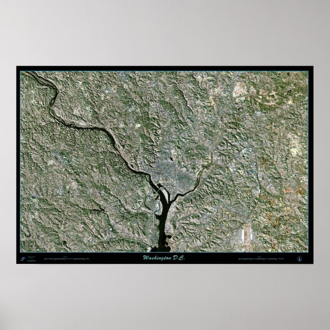 Washington, D.C. satellite poster (Front)
