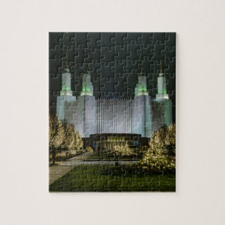 Washington D.C. Temple at Night Jigsaw Puzzle