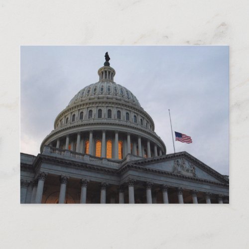 Washington DC US Capitol Building Postcard
