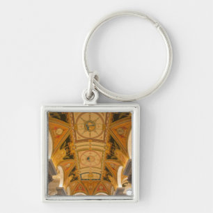 WASHINGTON, D.C. USA. Ceiling of second floor Keychain