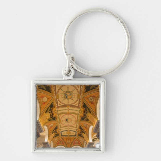 WASHINGTON, D.C. USA. Ceiling of second floor Keychain (Front)