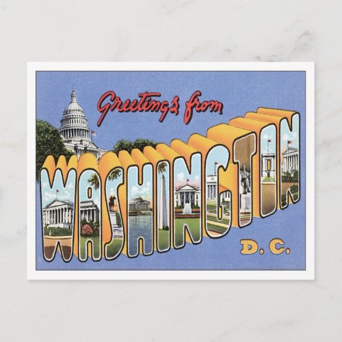 Washington DC USA Postcard