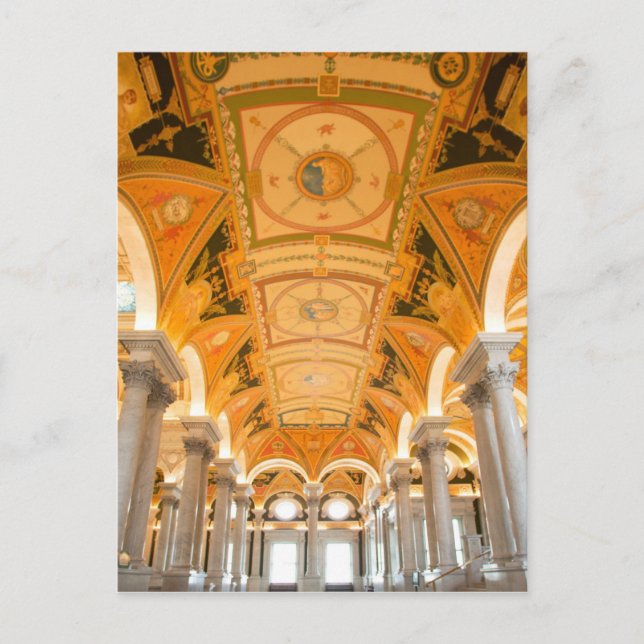WASHINGTON, D.C. USA. Second floor passage in Postcard (Front)
