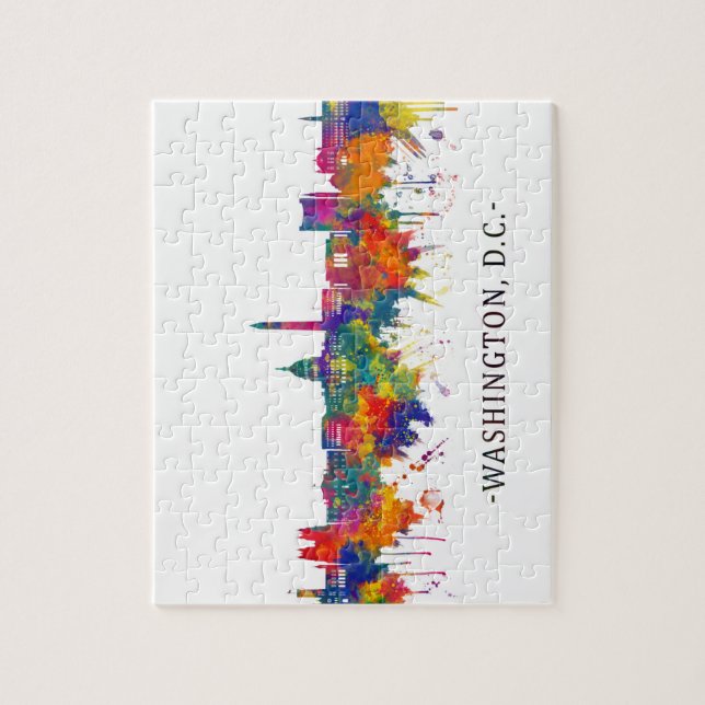 Washington D.C. USA Skyline Jigsaw Puzzle (Vertical)