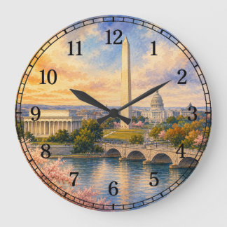 Washington D.C. Wall Clock — Landmark Design