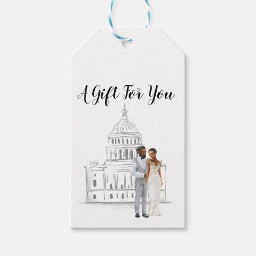 Washington DC Wedding Gift Tag