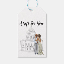 Washington D.C. Wedding Gift Tag