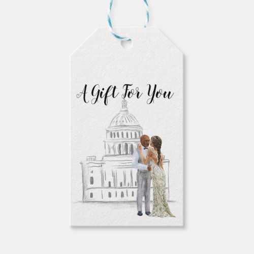 Washington DC Wedding Gift Tag