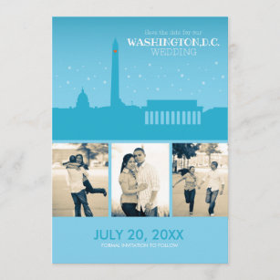 Washington D.C. Wedding Save-the-date Save The Date