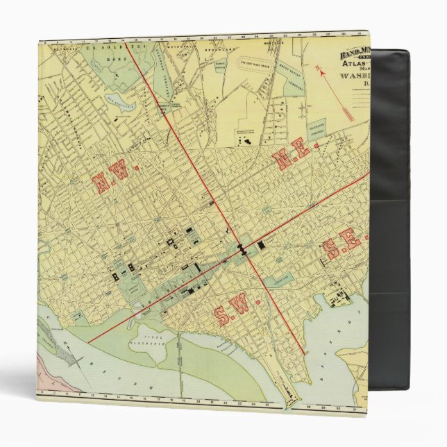 Washington, DC 3 Ring Binder (Front/Inside)