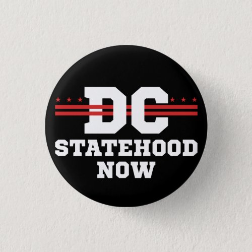 Washington DC 51st statehood now Button