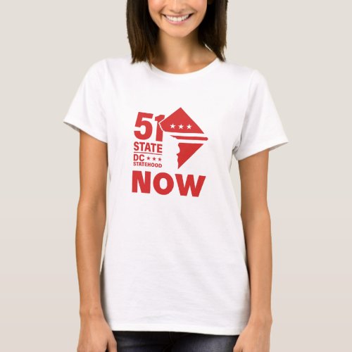 Washington DC 51st statehood now T_Shirt