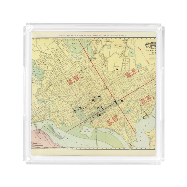 Washington, DC Acrylic Tray (Front)