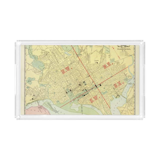 Washington, DC Acrylic Tray (Front)