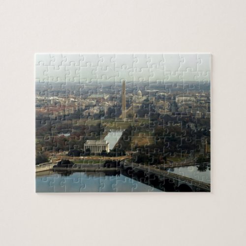 Washington DC Aerial Photograph Jigsaw Puzzle