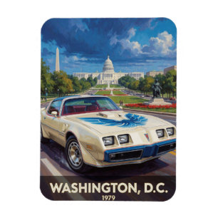 Washington DC American Road Cruiser 1979 Magnet