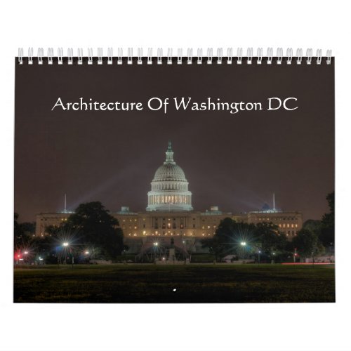 Washington DC Architecture Calendar