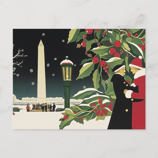 Washington DC Art Deco Style card (Front)