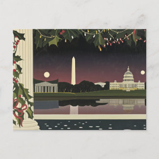 Washington DC Art Deco Style card Cityscape
