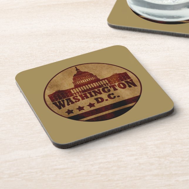 washington dc beverage coaster (Left Side)