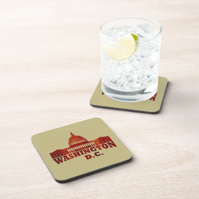 washington dc beverage coaster (Right Side)