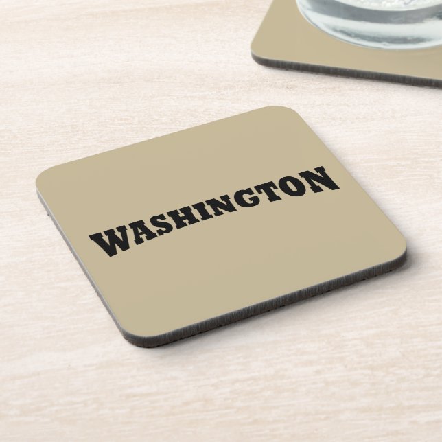 Washington DC Beverage Coaster (Left Side)