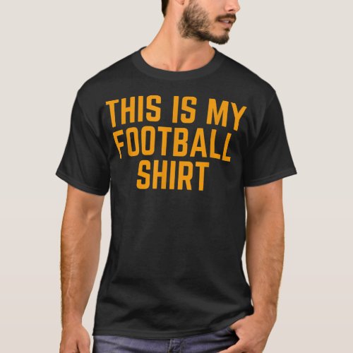 Washington DC Burgundy and Gold This is my Footbal T_Shirt