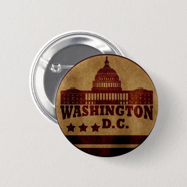 Washington DC Button (Front & Back)