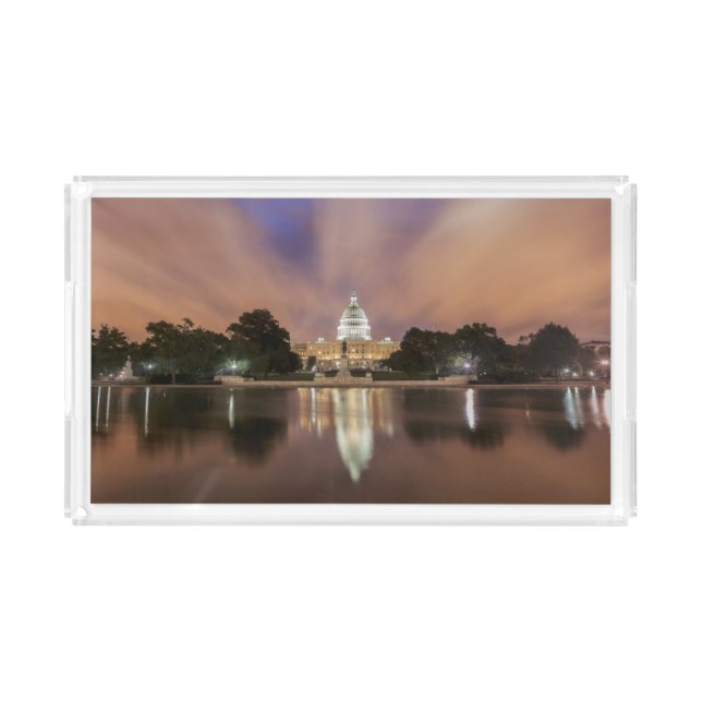 Washington DC, Capitol Building Acrylic Tray (Front)