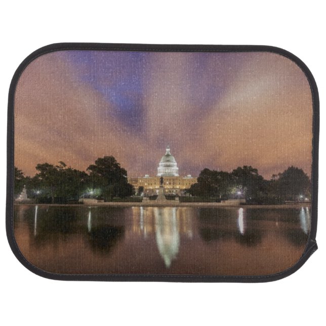 Washington DC, Capitol Building Car Floor Mat (Rear)