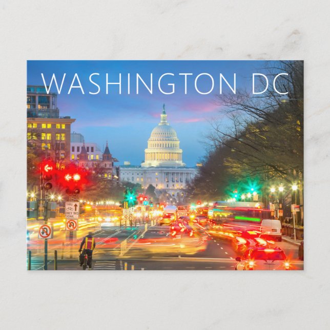Washington DC Capitol Building Postcard (Front)