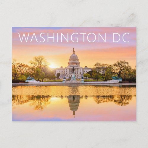 Washington DC Capitol Building Postcard