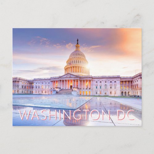 Washington DC Capitol Building Postcard