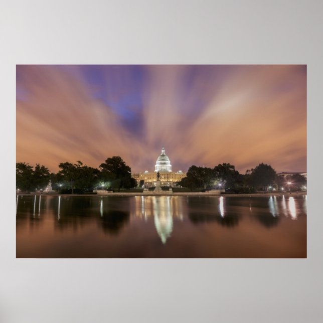 Washington DC, Capitol Building Poster (Front)
