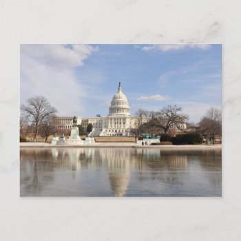 Washington Dc Capitol Of United States Of America Postcard by bbourdages at Zazzle