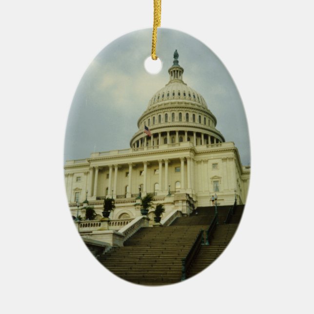Washington DC Capitol Ornament (Front)