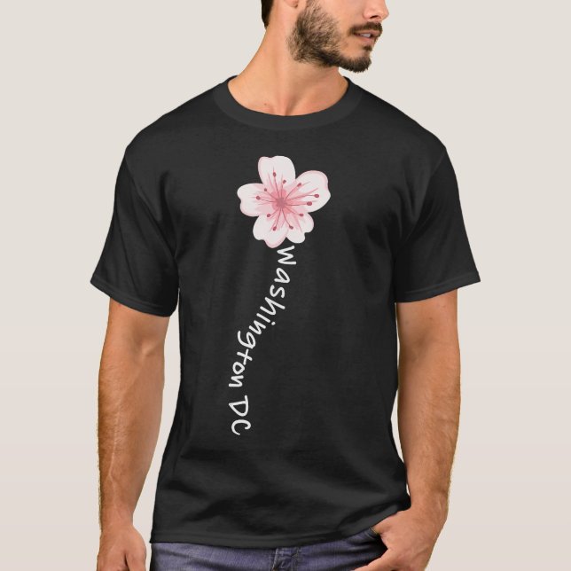  Washington Dc Cherry Blossom Flower  T-Shirt (Front)